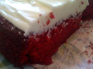 Red Velvet Cake with cream cheese frosting